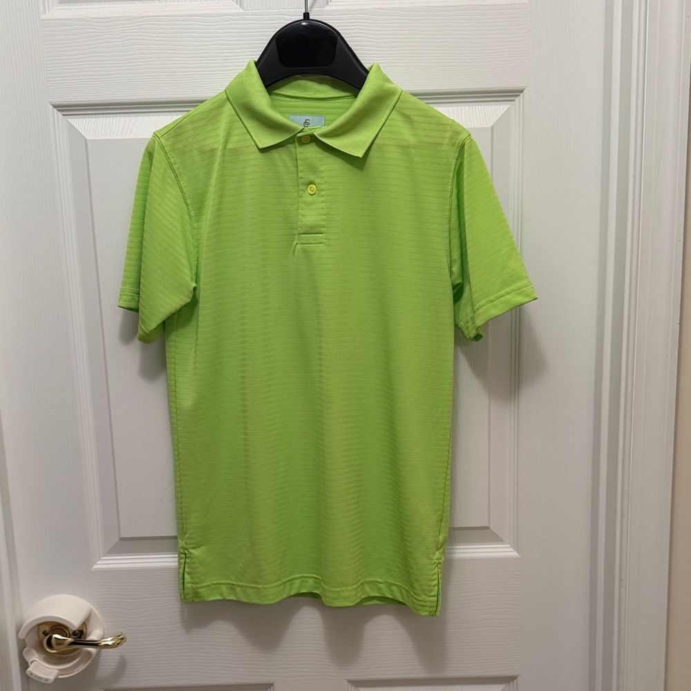 Youth Boys Size 14/16 Class Club Lime Polo Shirt